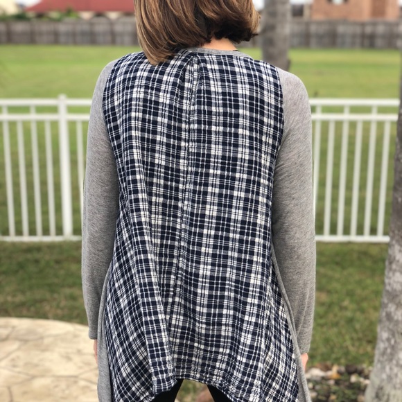 Easel plaid pocket tunic - Picture 2 of 4